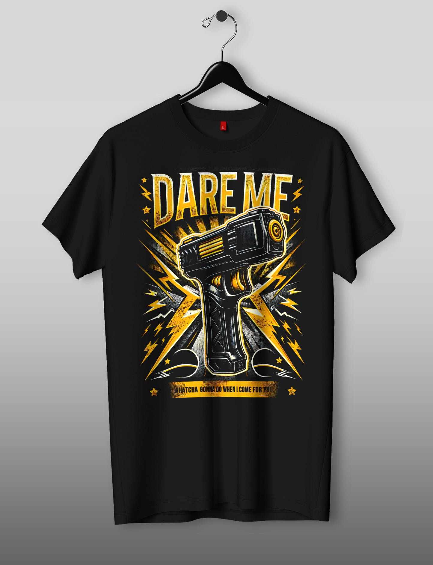 Law Enforcement DARE ME - TASER - Tshirt