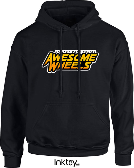 Cool Comfort: "Awesome Wheels" Racing Hoodie