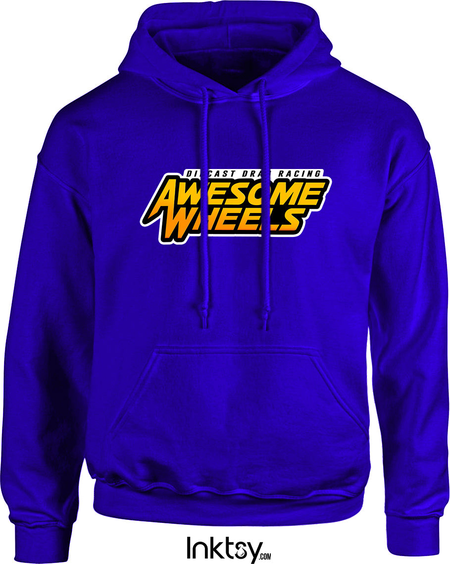 Cool Comfort: "Awesome Wheels" Racing Hoodie