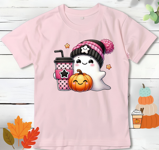 Cute Ghost Coffee club Spooky Season Shirt or Sweater