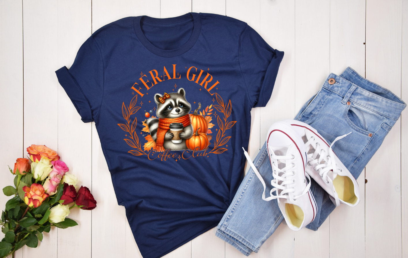 Feral girl, Coffee Club fall season Shirt or Sweater