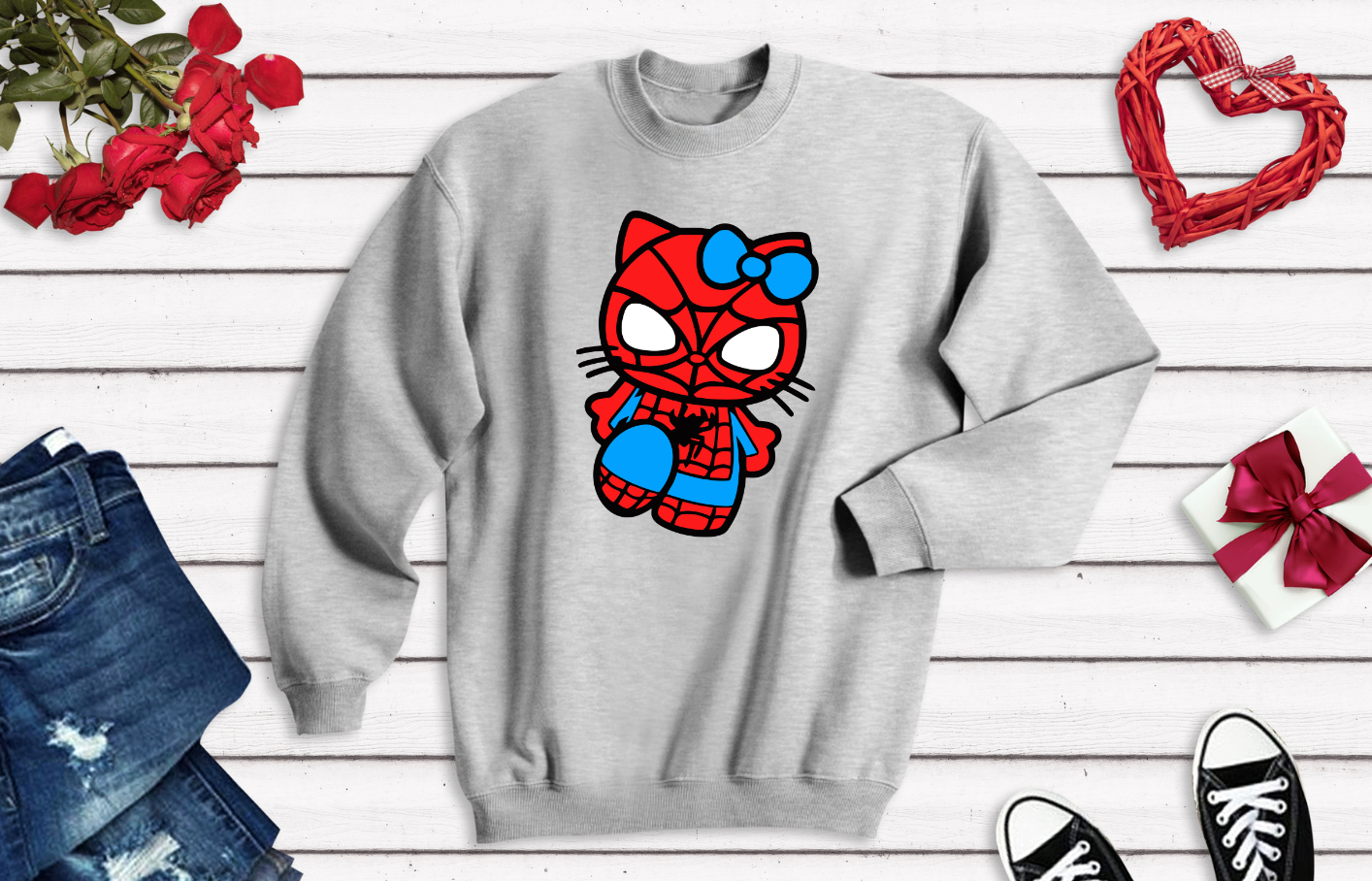 Kitty/spider sweater